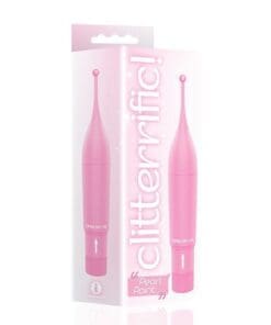 The 9's Clitterific! Pearl Point Clitoral Stimulator - Pink