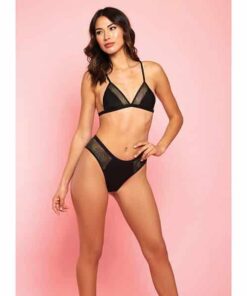 Amnesia Haze Bra & Panty Black XL