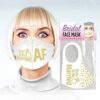 Soon to be Married AF Face Mask - White