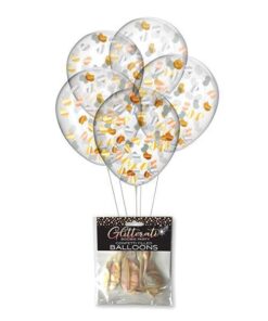 Glitterati Boobie Party Confetti Balloons - Pack of 5