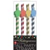 Happy Fucking Birthday Tall Straws - Pack of 8