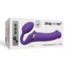 Strap On Me Vibrating Bendable L Strapless Strap On - Purple