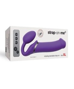 Strap On Me Vibrating Bendable Strapless Strap On Xlarge - Purple