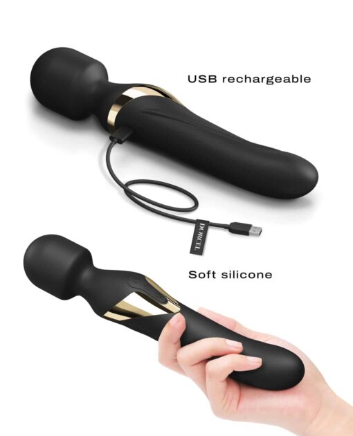 Dorcel Dual Orgasms Wand - Black/Gold