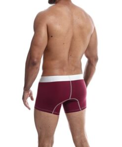 Male Basics Performance Boxer Burgundy SM