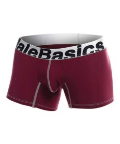 Male Basics Performance Boxer Burgundy SM