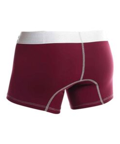 Male Basics Performance Boxer Burgundy SM