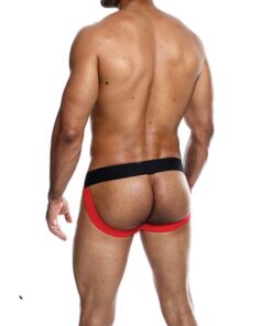 Male Basics Neon Jockstrap Red LG