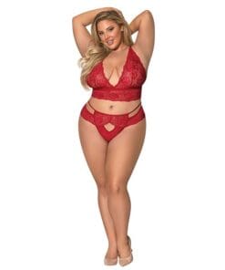 Sugar & Spice Bra & Panty Red QN