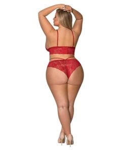 Sugar & Spice Bra & Panty Red QN