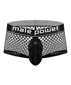 Cock Pit Fishnet Mini Cock Ring Short Black MD