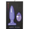 Nu Sensuelle Andii Vertical Roller Motion Butt Plug - Ultra Violet