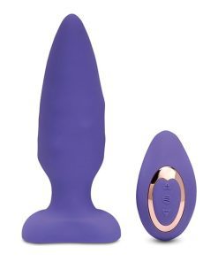 Nu Sensuelle Andii Vertical Roller Motion Butt Plug - Ultra Violet