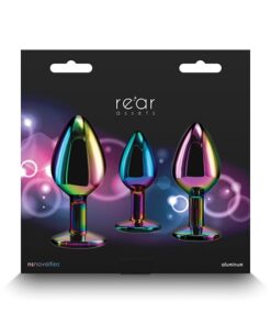 Rear Assets Rainbow Gem Anal Trainer Kit - Multi Color