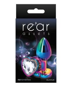 Rear Assets Mulitcolor Heart Small - Clear