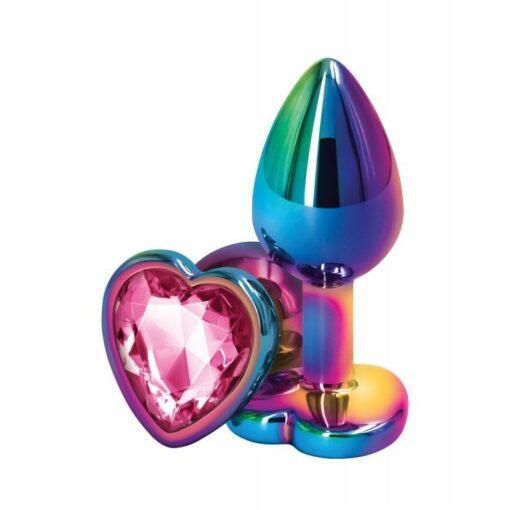 Rear Assets Multicolor Heart Small - Pink