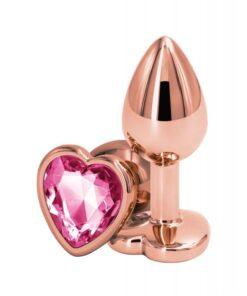 Rear Assets Rose Gold Heart Small - Pink