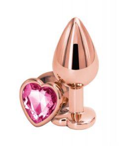 Rear Assets Rose Gold Heart Medium - Pink