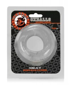 Oxballs Meat Padded Cock Ring - Clear