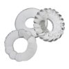 Oxballs Bonemaker 3 Pack Cockring Kit - Clear