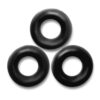 Oxballs Fat Willy 3 Pack Jumbo Cock Rings - Black