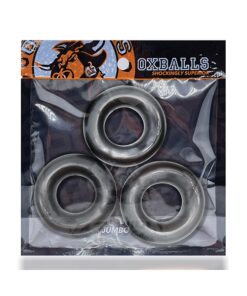 Oxballs Fat Willy 3 Pack Jumbo Cock Rings - Steel