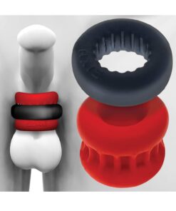 Oxballs UltraCore Ball Stretcher w/Axis Ring - Red Ice