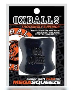 Oxballs Mega Squeeze Ergofit Ballstretcher - Black