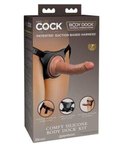 King Cock Elite Comfy Silicone Body Dock Kit