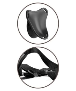 King Cock Elite Beginner's Body Dock Strap On Harness - Black