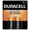 Duracell Alkaline Batteries - C Pack of 2