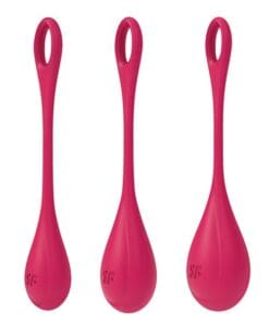 Satisfyer Yoni Power 1 Balls Training Set - Red