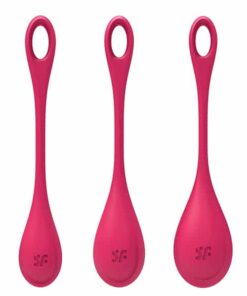 Satisfyer Yoni Power 1 Balls Training Set - Red