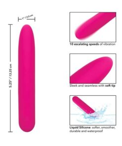 Bliss Liquid Silicone Vibe - Pink