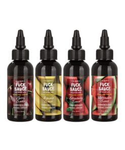 Fuck Sauce Flavored Water Based Personal Lubricant Variety 4 Pack - 2 oz Each