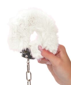 Ultra Fluffy Furry Cuffs - White