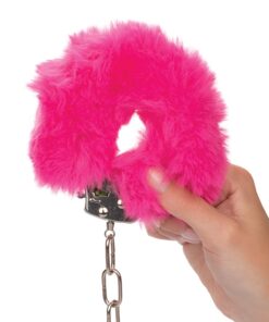 Ultra Fluffy Furry Cuffs - Pink