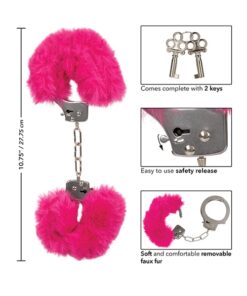 Ultra Fluffy Furry Cuffs - Pink