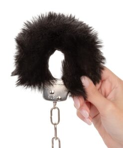 Ultra Fluffy Furry Cuffs - Black