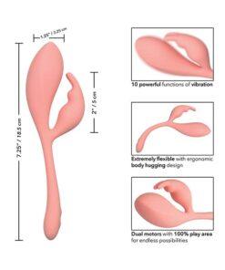 Elle Liquid Silicone Bunny - Pink