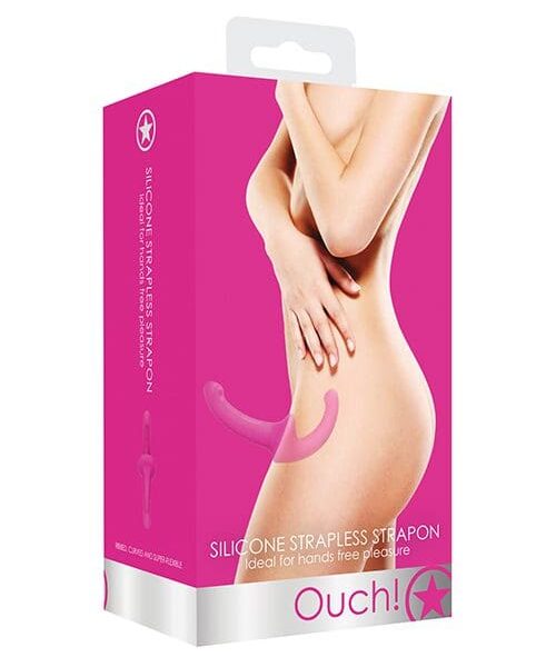 Shots Ouch Silicone Strapless Strap On - Pink