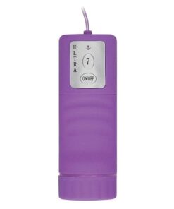 Shots Ouch Vibrating Silicone Strapless Strap On w/Controller - Purple