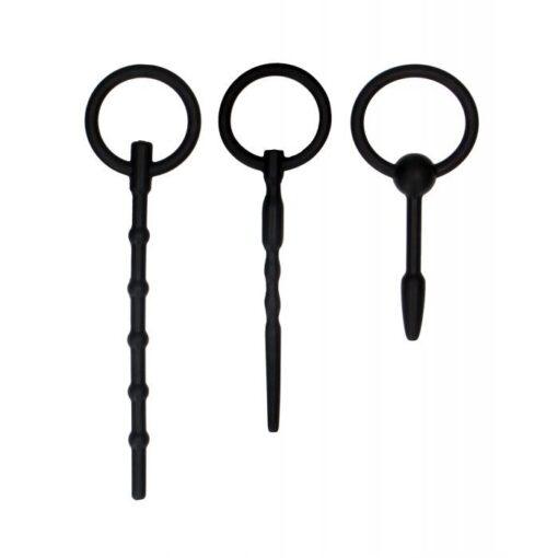 Shots Ouch Urethral Sounding Plug Set - Black