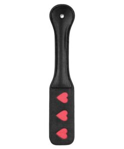 Shots Ouch Hearts Paddle - Black