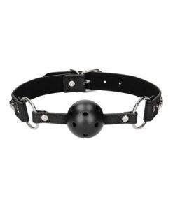 Shots Ouch Diamond Breathable Ball Gag - Black