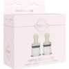 Shots Pumped Nipple Suctions Set - Large Clear