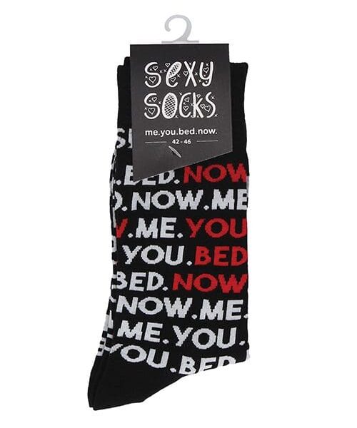 Shots Sexy Socks You Me Bed Now  - Male