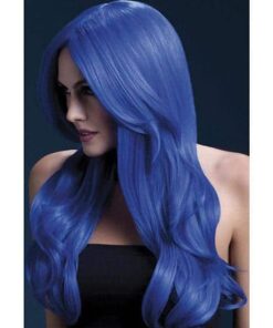 Smiffy The Fever Wig Collection Khloe - Neon Blue