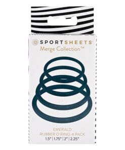 Sportsheets O Ring 4 Pack - Emerald