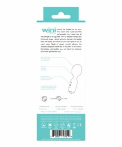 VeDo Wini Rechargeable Mini Wand - Tease Me Turquoise